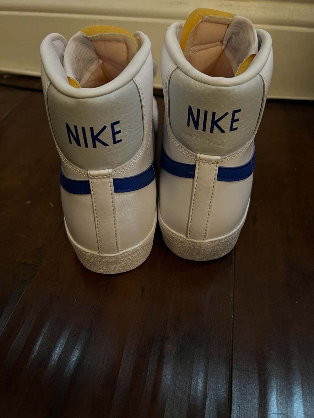 Nike Blazer Mid '77 Vintage White/Game Royal Sneakers - Picture 4 of 6
